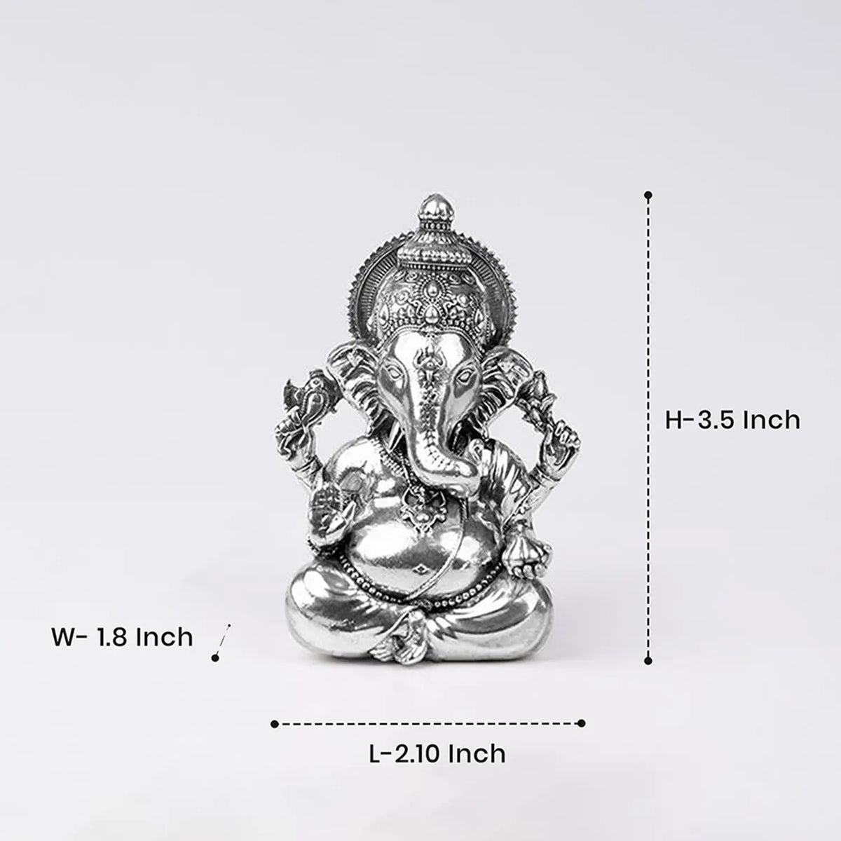 Brass Vighnaharta Ganesha Idol