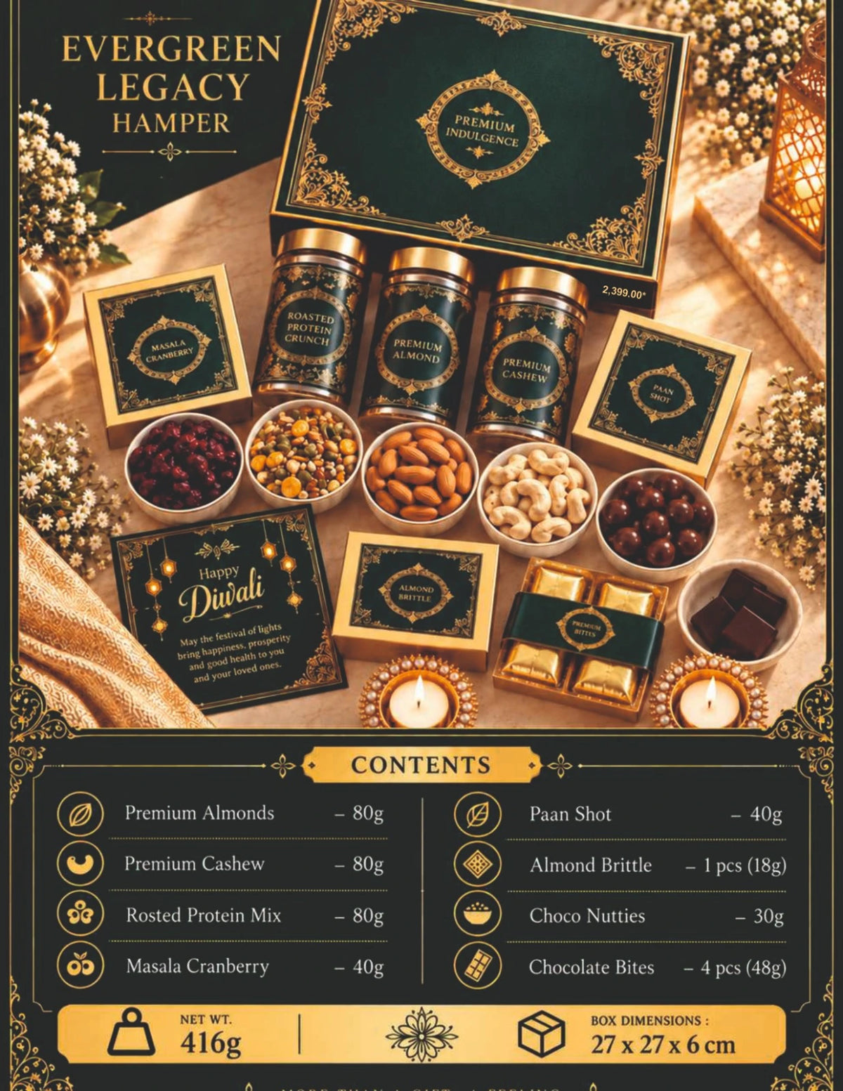 Evergreen Legacy Premium Diwali Gift Hamper