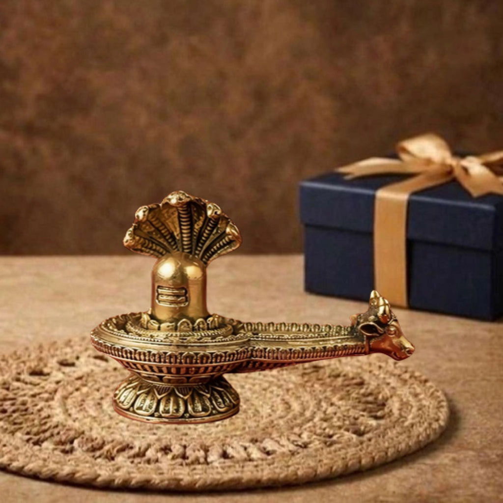 GP Brass Panchmukhi Sheshnag Shivling