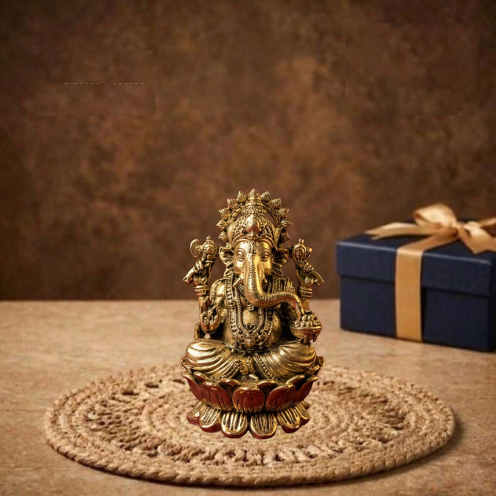 GP Lord Ganesh ji Seating On Lotus