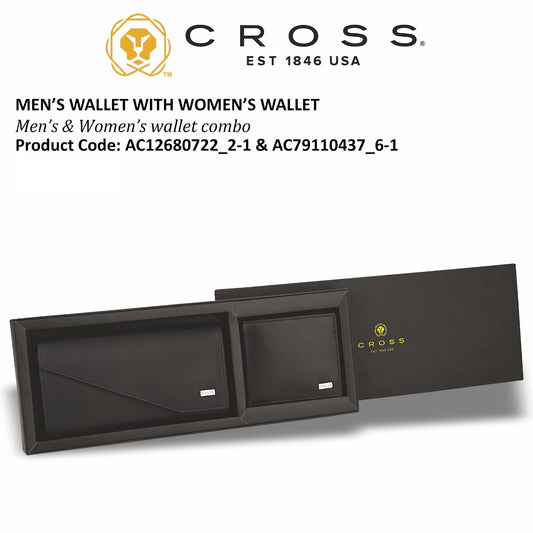 GP Cross Men's Wallet With Women's Wallet (Men's & Women's wallet combo)