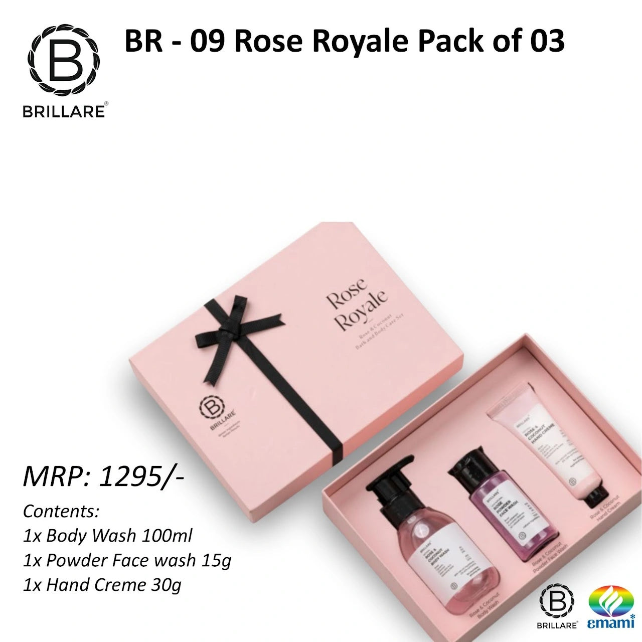 GP Brillare Rose Royale Pack of 03