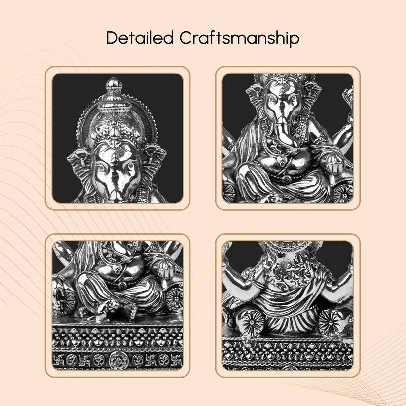 Brass Vighnaharta Ganesha Idol
