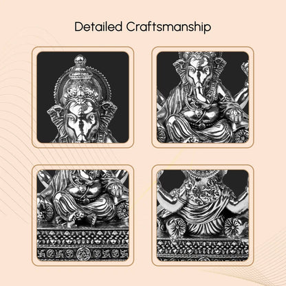 Brass Vighnaharta Ganesha Idol