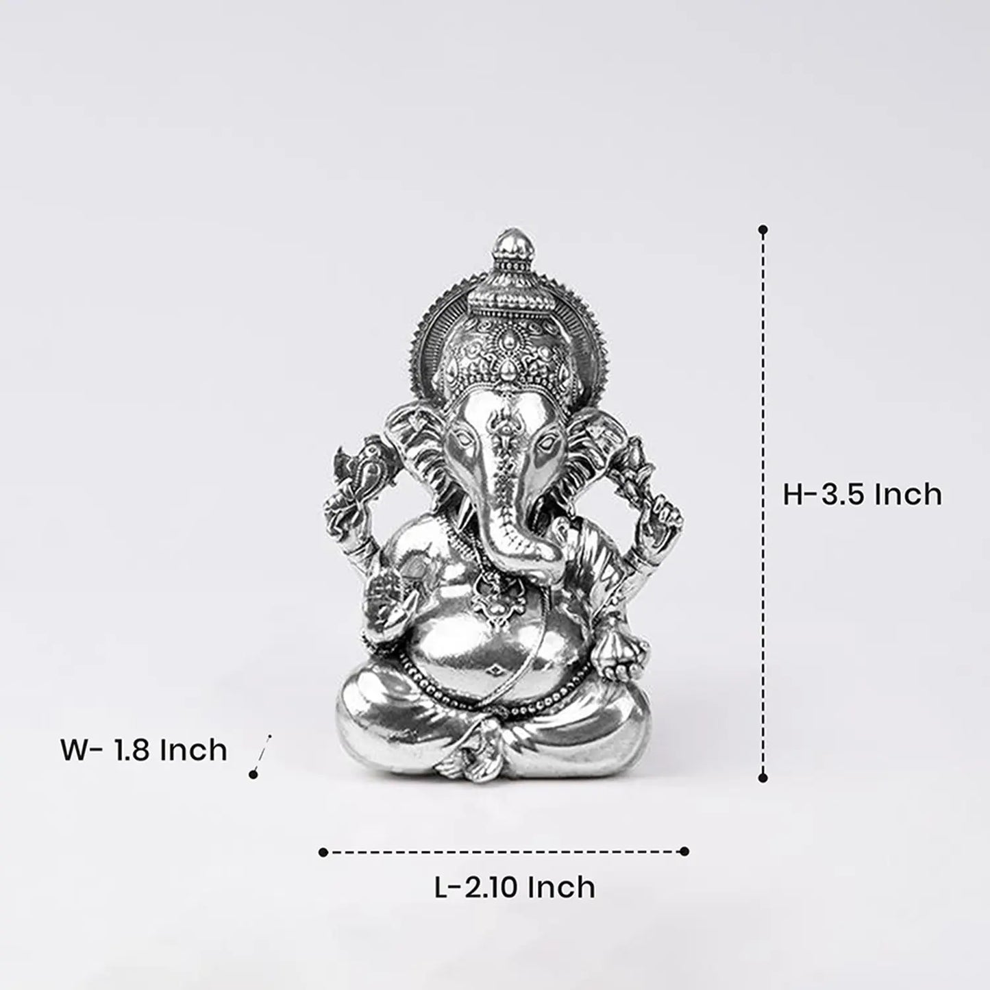 Brass Vighnaharta Ganesha Idol