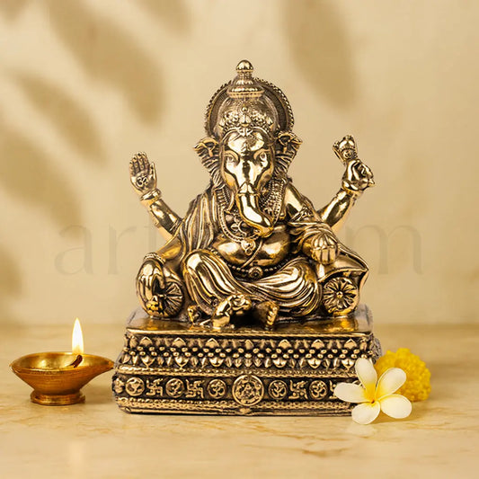 Brass Vinayaka Statue