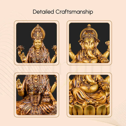 Dhanlaxmi Ganpati Bappa Murti (Lotus)