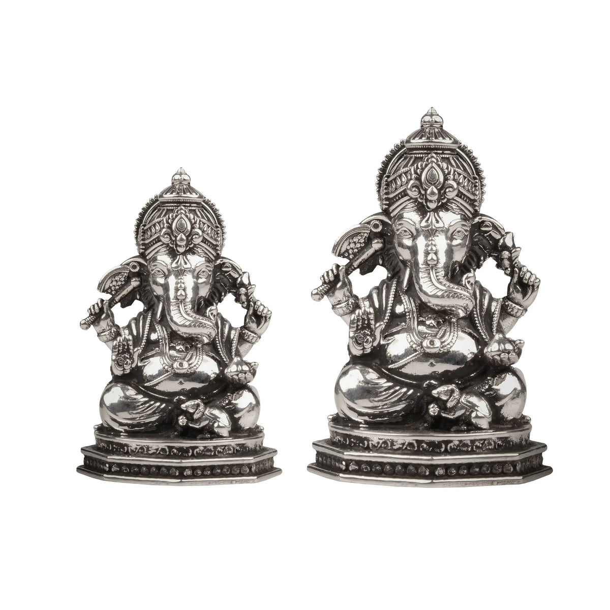 Divine Ganesha Murti 12 - 16 Gm 999 Silver