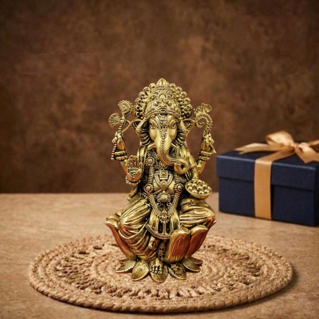 GP Lord Ganesha on lotus