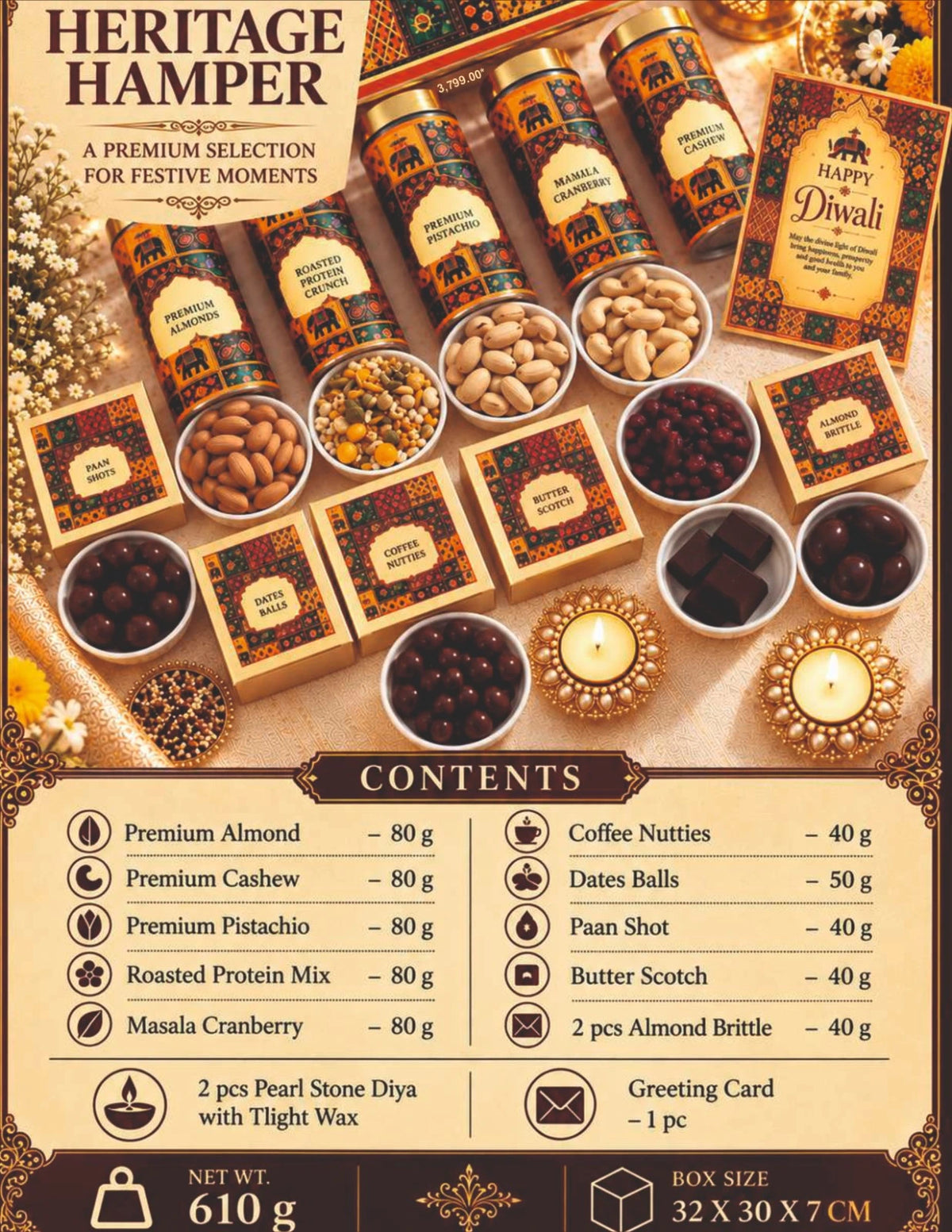 Heritage Premium Dry Fruit & Diwali Gift Hamper
