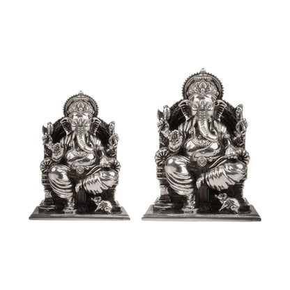 Lalitasana Ganesha Idol 15 - 21 Gm 999 Silver