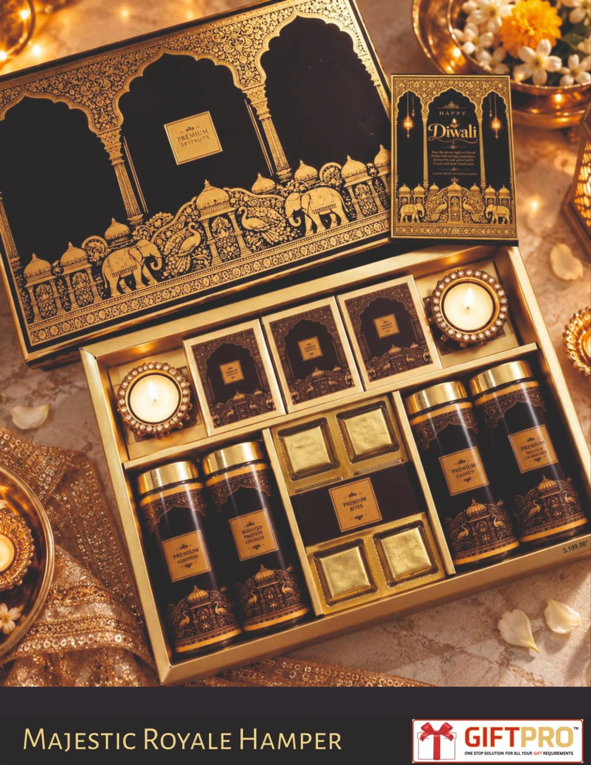 Majestic Royale Premium Dry Fruit & Diwali Gift Hamper