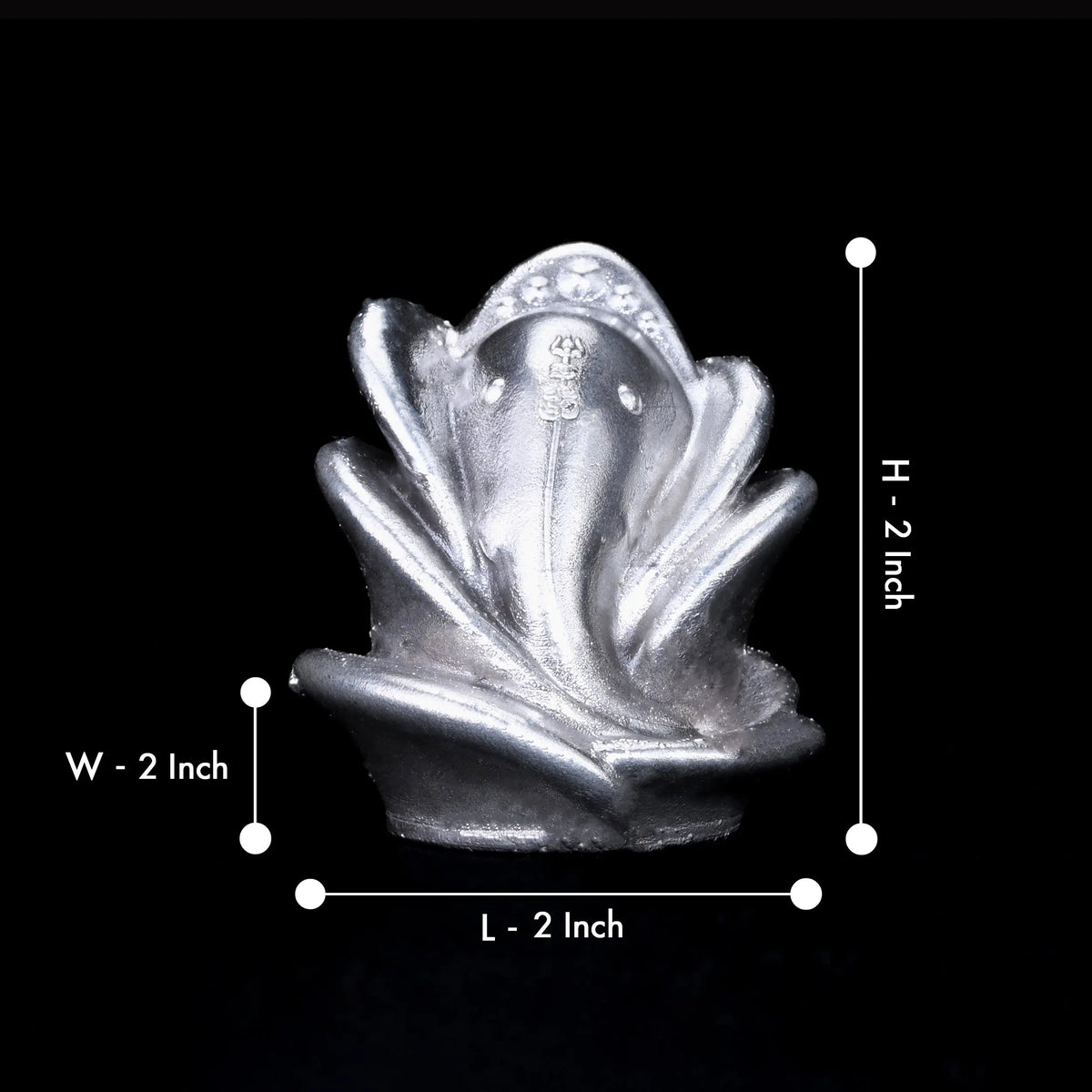 Rose Ganesha 999 Silver